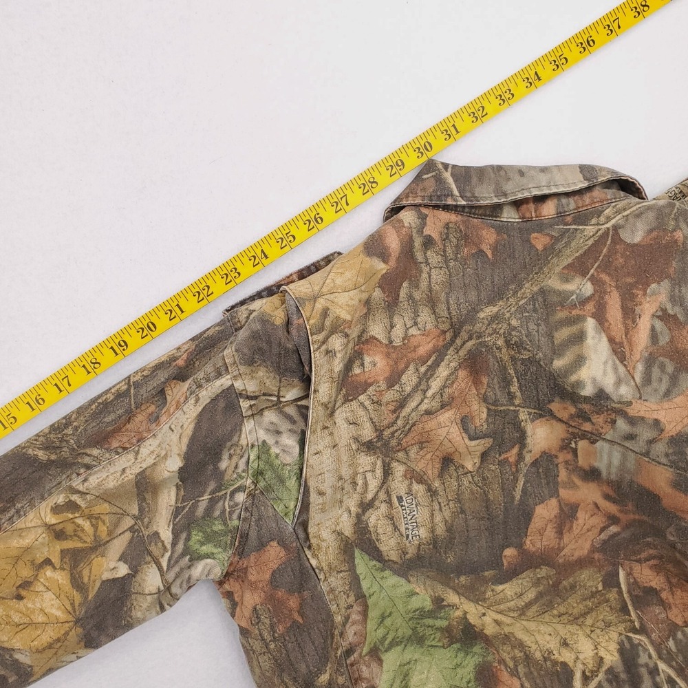 Liberty Jacket Women Large Brown Green Camo Coat Fleece Lined Bill Jordan Timber - Picture 11 of 11